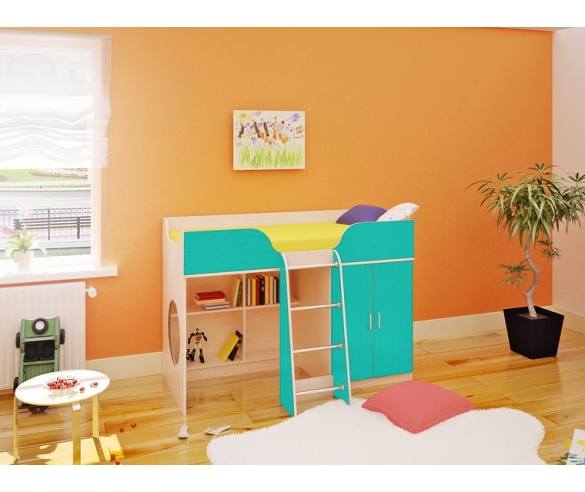 Мебель Орбита-6 - кровать чердак для маленьких детей