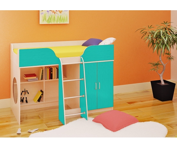 Мебель Орбита-6 - кровать чердак для маленьких детей