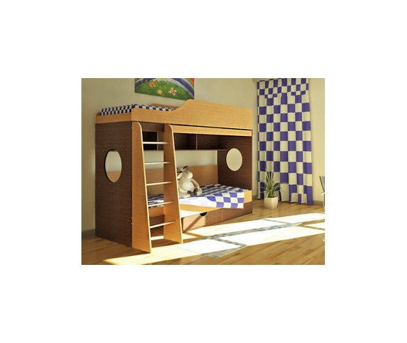 Кровать для двоих детей Орбита-5 - купить дешево со склада