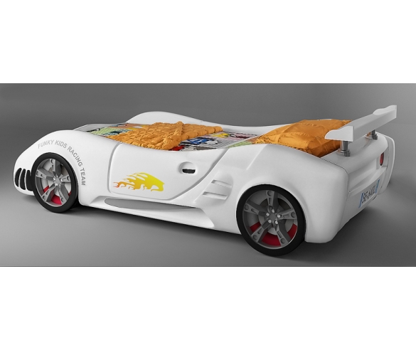 Кровать машина Ferrari Enzo ФАНКИ белая