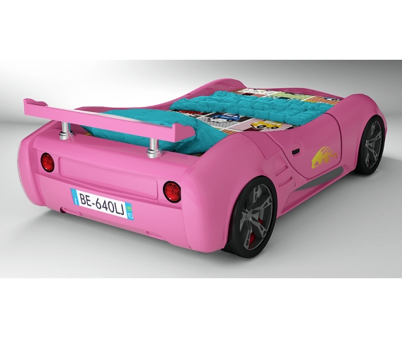 Кровать машина Ferrari Enzo ФАНКИ розовая