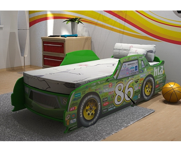 Кровать-машина Ред ривер Чико тачки 