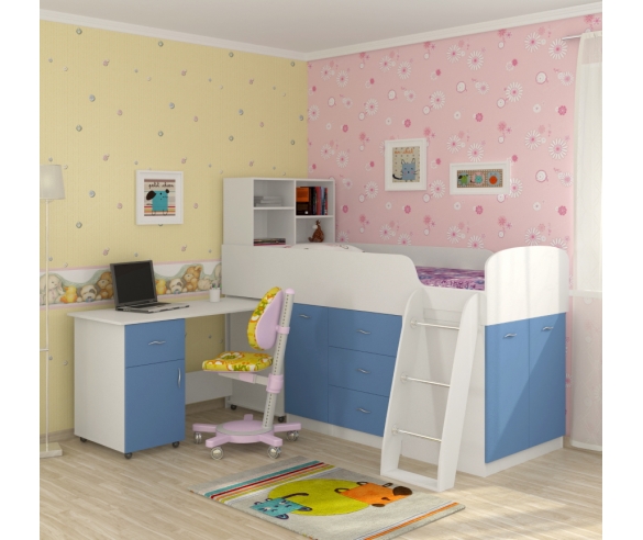 Кровать для мальчика Дюймовочка 1