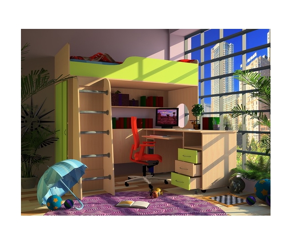 Двухъярусная кровать Орбита-11