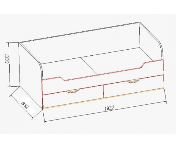 кровать чердак орбита 11