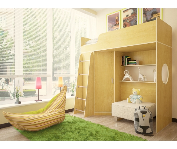 кровать чердак купить в Москве орбита 3.3