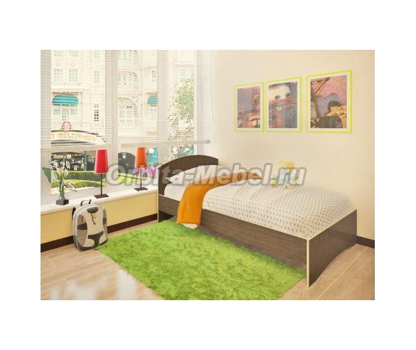 Кровать орбита 3/3 венге