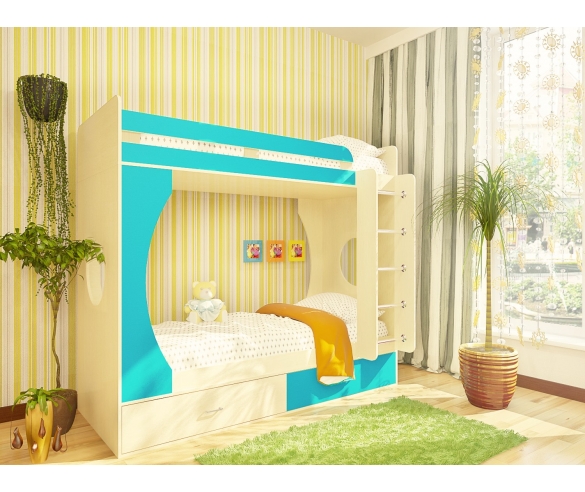 двухярусная кровать для детй