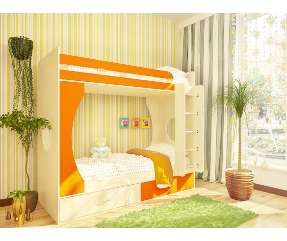 Двухярусная кровать орбита