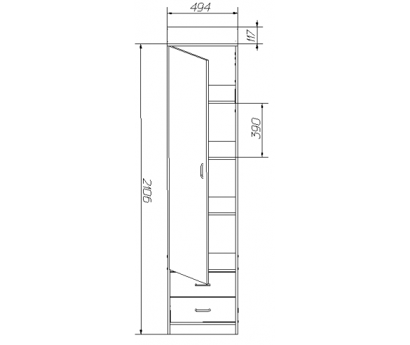 купить шкаф недорого в Москве со склада