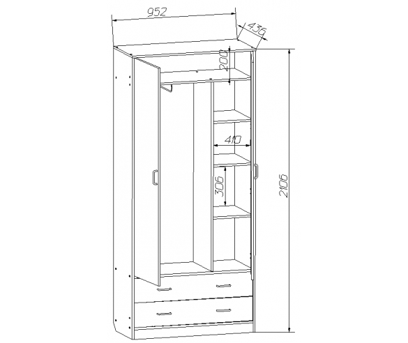 Шкаф  ЭШП орбита 13