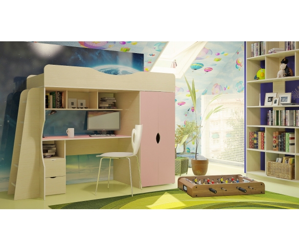 для девочек кровать чердак