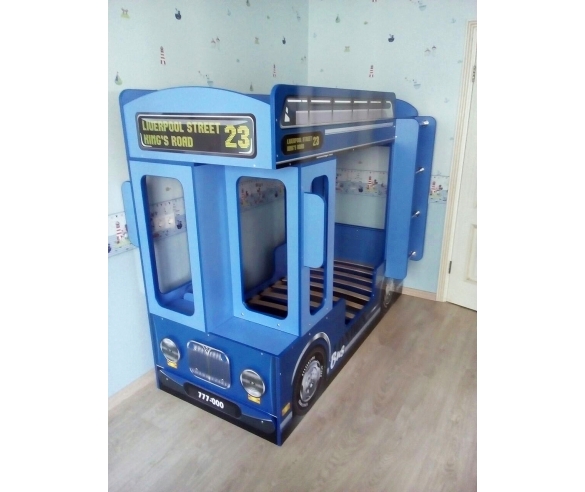 Кровать Лондон для двоих детей с ортопедическими ламелями 