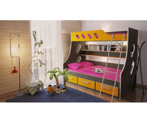 кровать для девочек Орбита 16