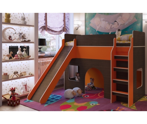 кровать с игровой зоной Орбита 20