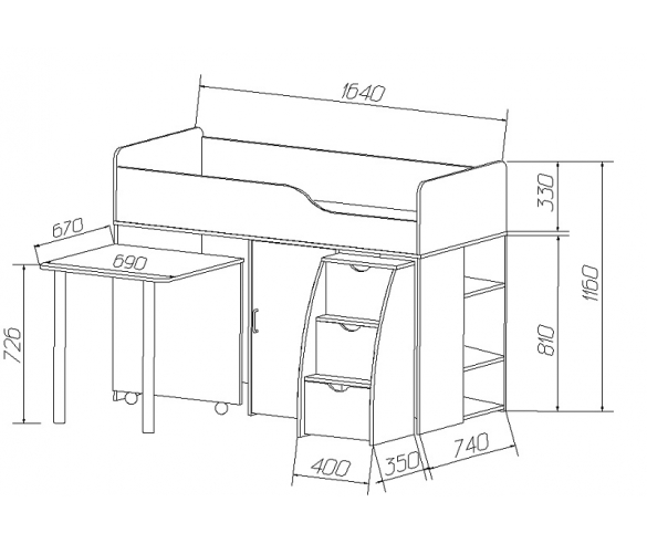 купить кровать Орбиту в детскую комнату