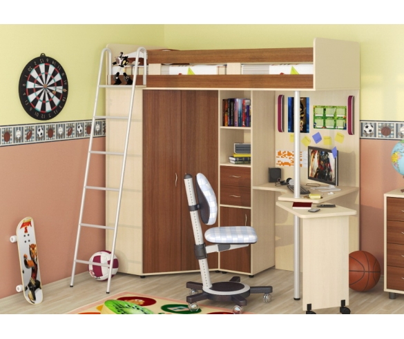 Детская мебель М85 - универсальна по стороне сборки