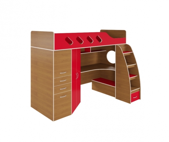 недорогая кровать Орбита 22 французский орех - красный