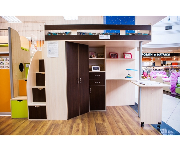 Детская кровать-чердак Фанки Кидз Гранд с розницы