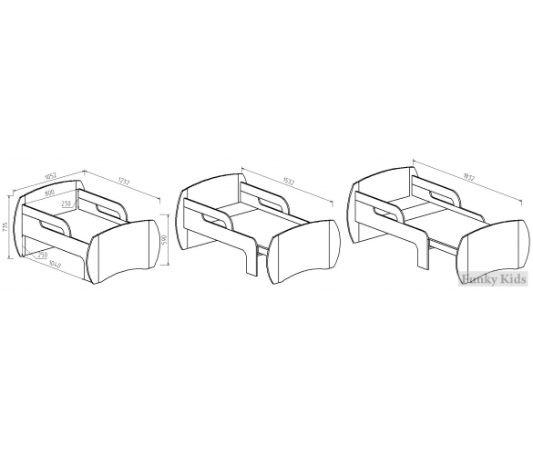 Растущая кровать Вырастайка схема