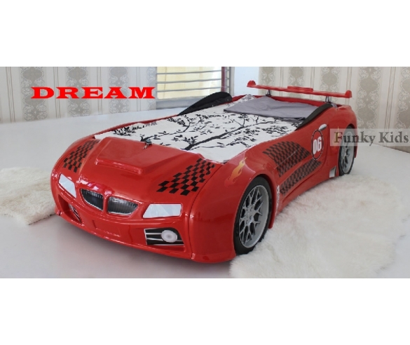Кровать-машина BMW-спорт ФАНКИ красная
