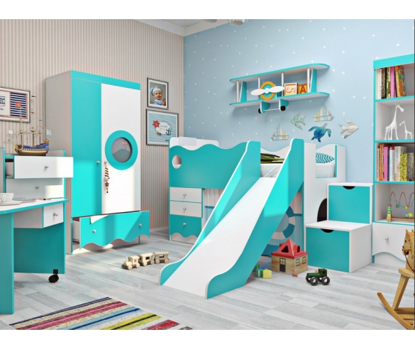 детская мебель морячок 38 попугаев топаз купить дешево