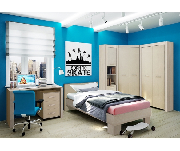 Серия мебели Фанки Тайм - готовая комната для детей и подростков 