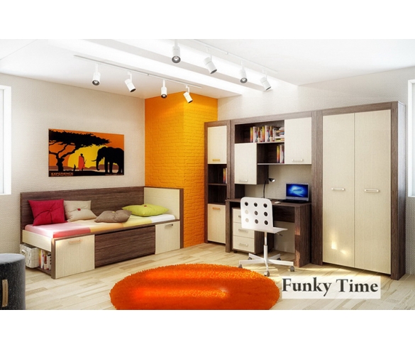 Готовая комната для детей и подростков Фанки Тайм - детская мебель 
