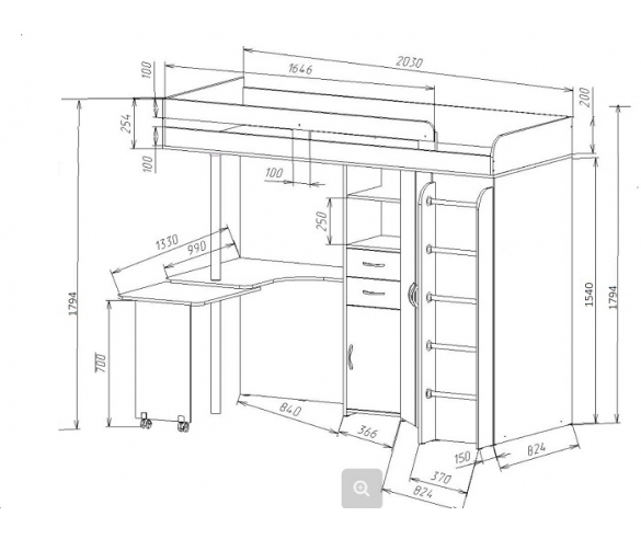 схема кровати соло 2