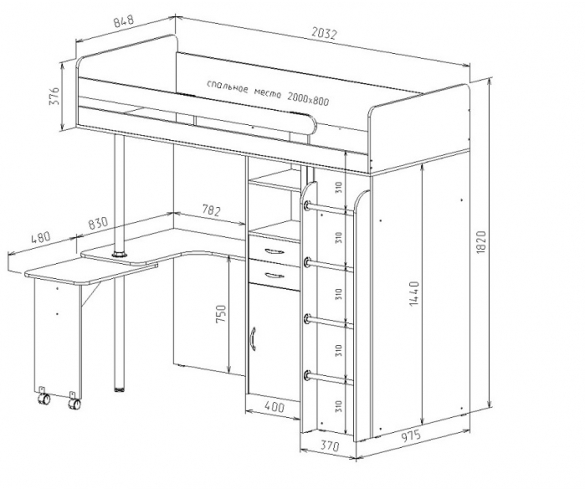 схема кровати соло 2