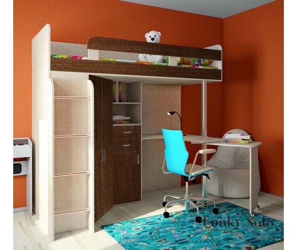 Детско-подростковая кровать Фанки Соло 2 