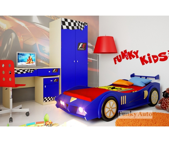 детская мебель Фанки Авто цвет синий