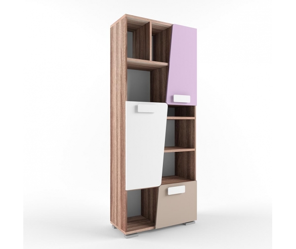 Стеллаж из серии Слеш Фиолет