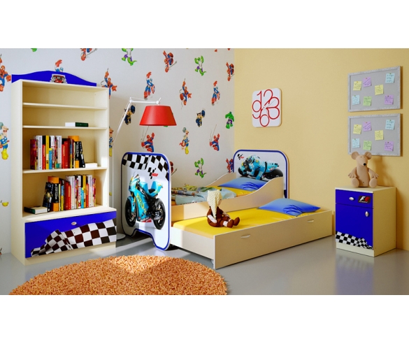 недорогая детская мебель Мотогонки