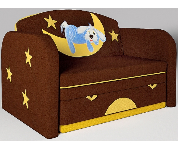 кровать диван для детей выкатной зайка лунная сказка