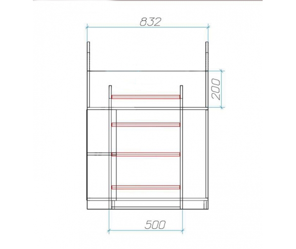 Схема кровать машина Автодом