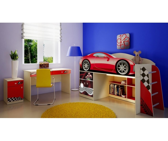 Фанки Автодом кровать и мебель Фанки Авто в детскую комнату 