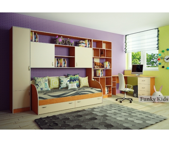 Детская комната Фанки цвет ольха/ваниль