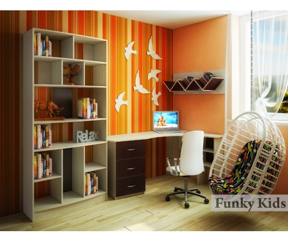 Уголок школьника Фанки Кидз цвет сосна лоредо/венге