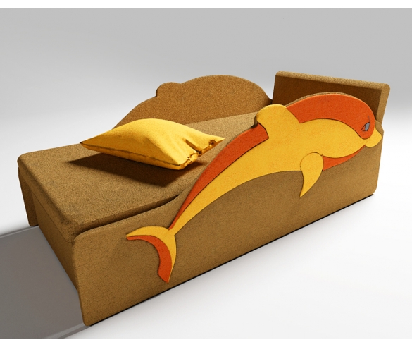 мягкий диван Дельфин для детей 
