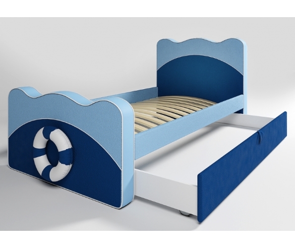 детская кровать для детей Кораблик для двоих детей