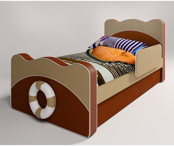 детская кровать Капитан для двоих детей 