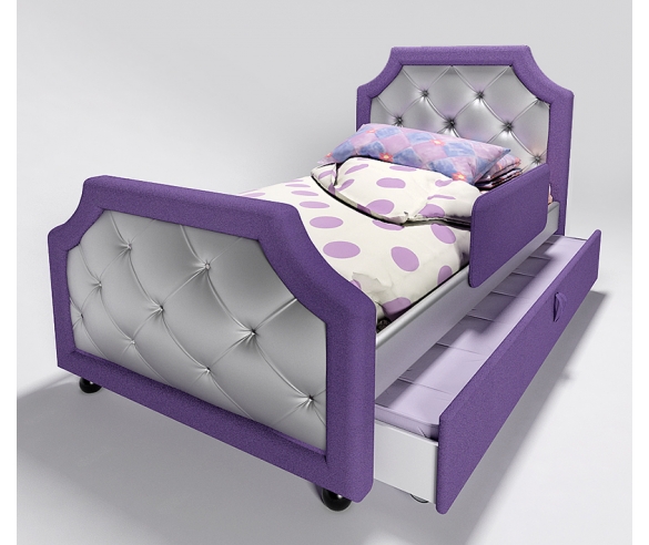 мягкий диван кровать с ящиком для девочек