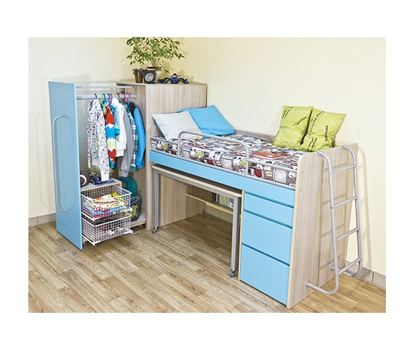 детская кровать чердак низкий 38 попугаев