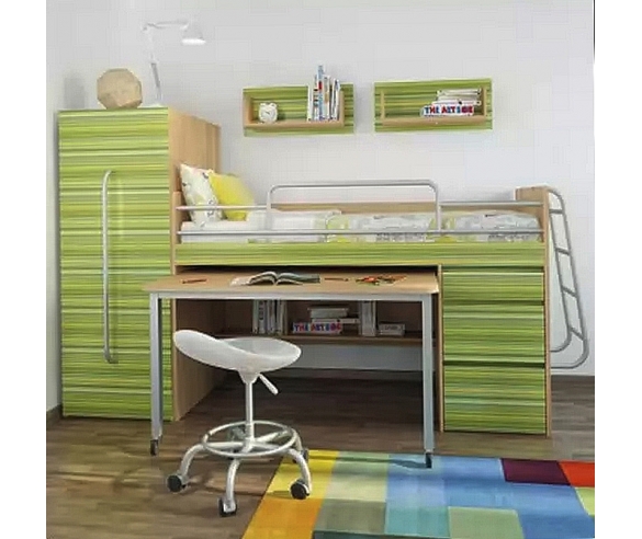 кровать чердак низкий миимакс 38 попугаев купить сао склада в Москве