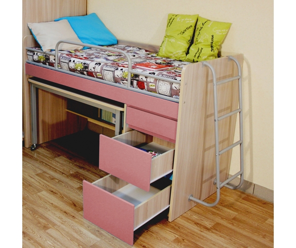 кровать-чердак в детскую комнату 38 попугаев