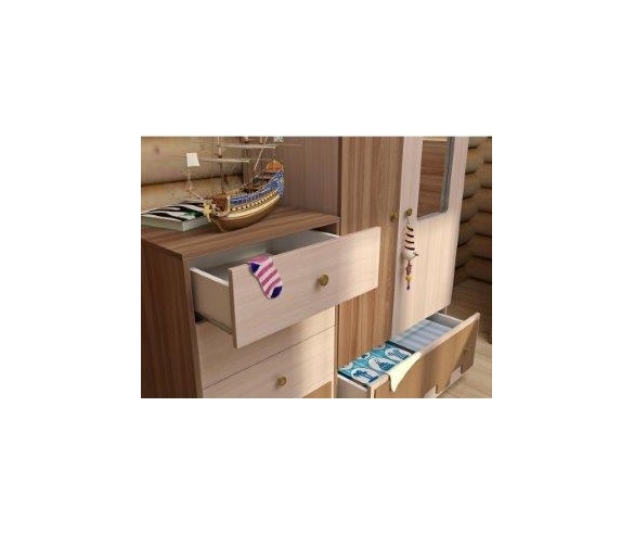 комод для детских комнат серии Айвенго 