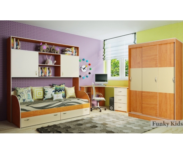 Комната школьника цвет ольха/ваниль