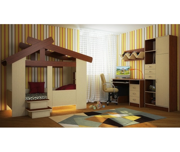 домик для девочек + модульная мебель для детей