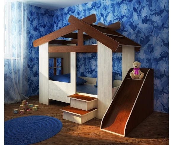 Домик кровать для детей Фанки Кидз